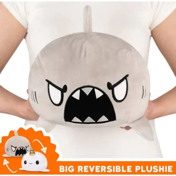 Super Plush Shark - 12" Tee Turtle Reversible Plush