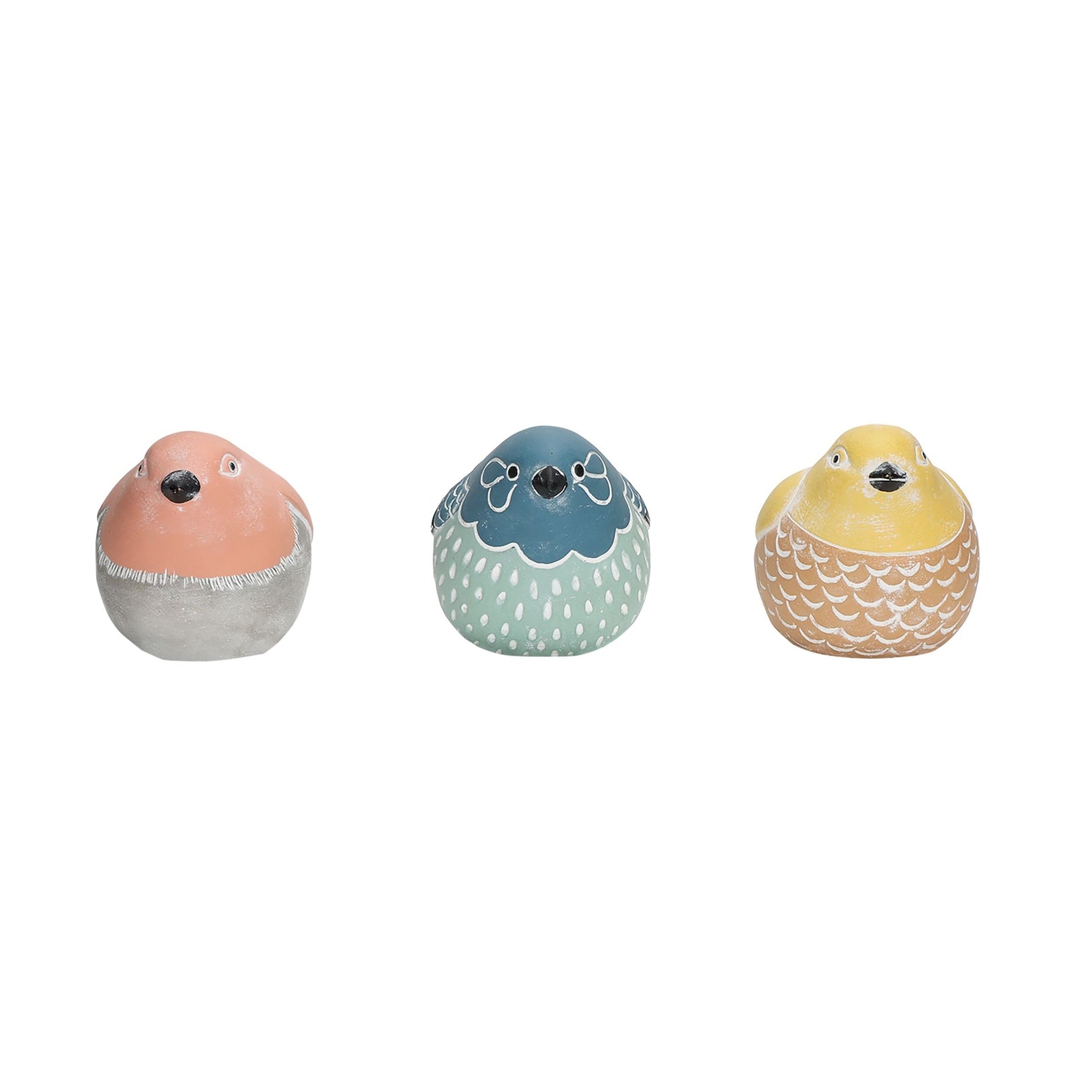 Colorful Tiny Bird Statue