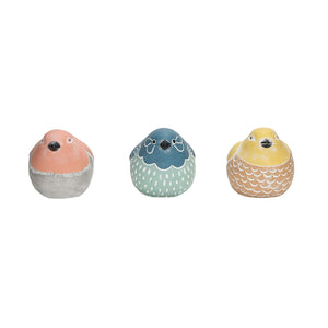 Colorful Tiny Bird Statue