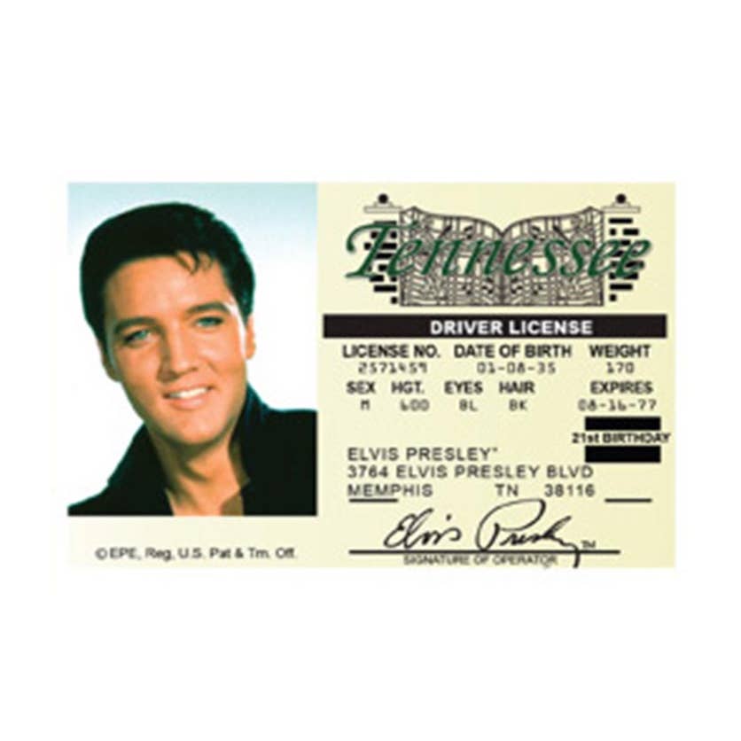 Elvis Magnet - Driver's License