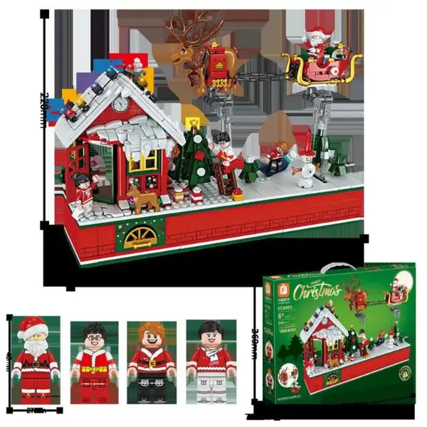 Forange STEM Block Toys - The Merry Santa #FC6003 - 940PC STEM Building Block Set