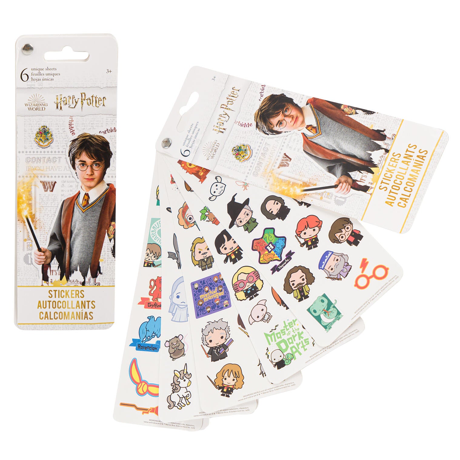 6 Sheet Harry Potter Sticker Flip Pack