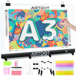 ARTDOT A3 LED Light Pad for Diamond Art Kits