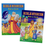 80pg Read and Color Bible Coloring Book - Choose Your Book