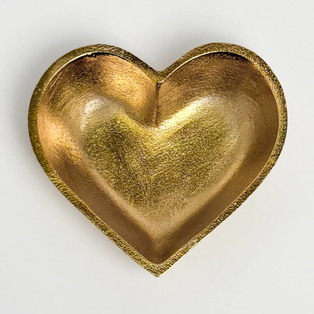 Gold Heart Trinket Bowl