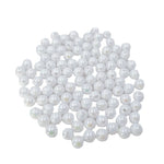35g Acrylic Beads 0.3" (8mm)-Comes in White or Pink Colors