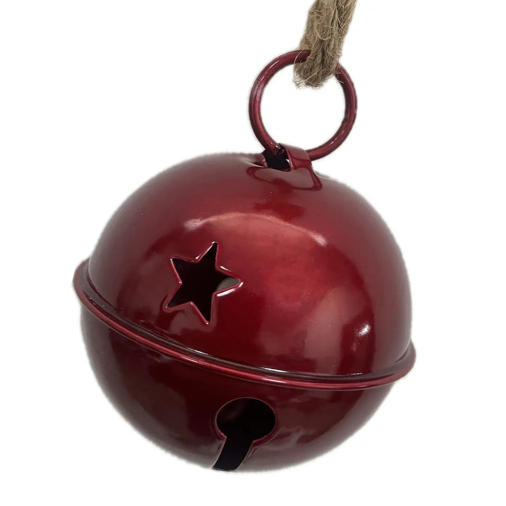 Wine Red Ornament Bell Small