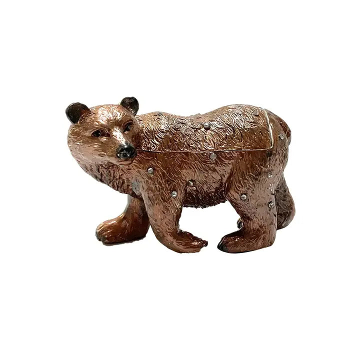 Grizzly Bear Trinket Box