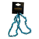 Karina French Couture 2 Pack Turquoise Stretchy Bracelet