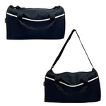 Duffle Bag with Strap in Black
