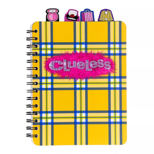 Clueless 4-Tab Spiral Notebook With 160 Dotted Sheets | 6 x 9 Inches
