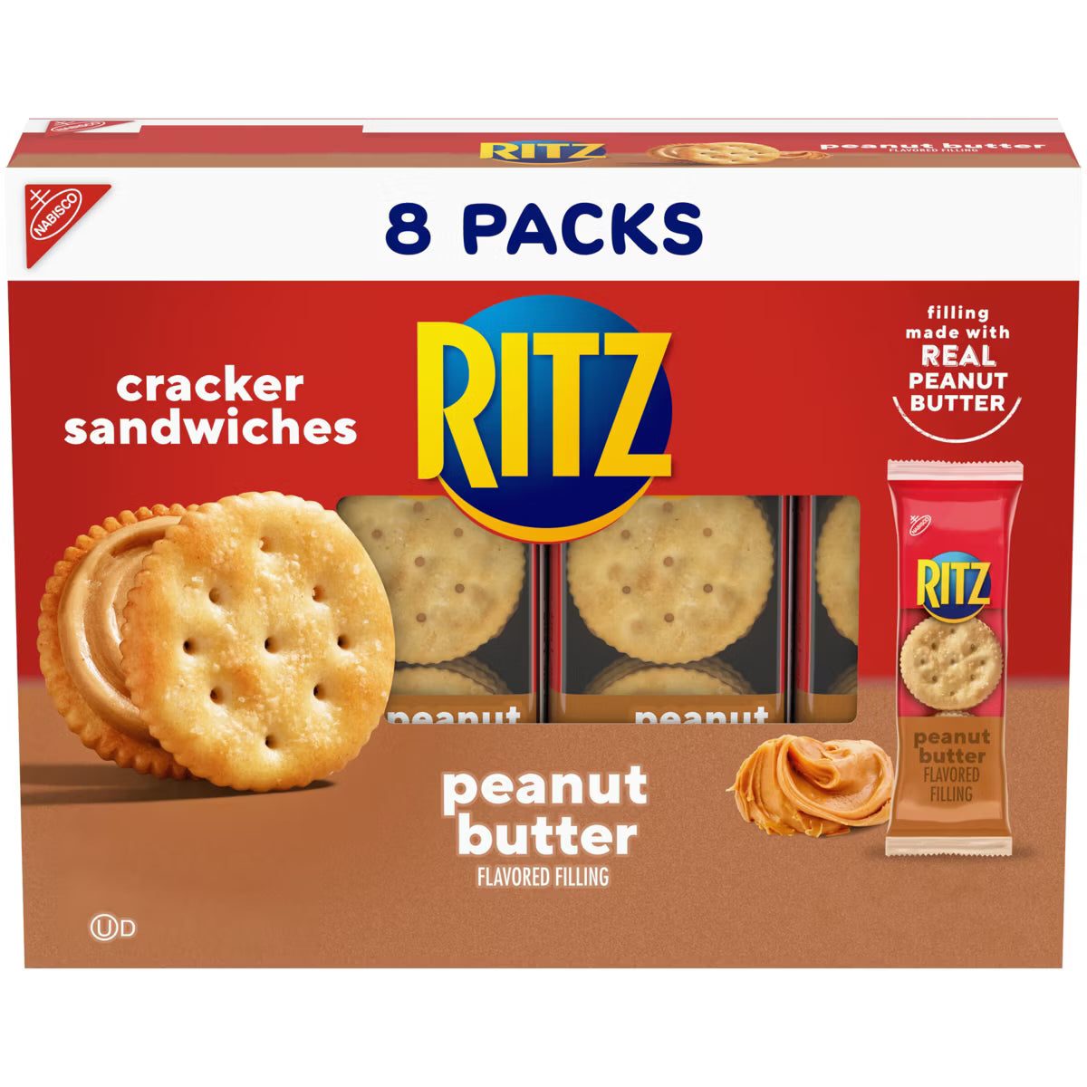 Ritz Cracker Sandwiches with Peanut Butter (Best By: 10/2025)