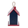 Patriotic Birdhouse - Spring Garden Decor, Wood
