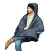 Any Wear Cushion Wrap Weather Resistant, Black w/Attached Hood, Straps, Storage Bag