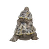 Resin Stacked Turtle Figure Spring Home Décor