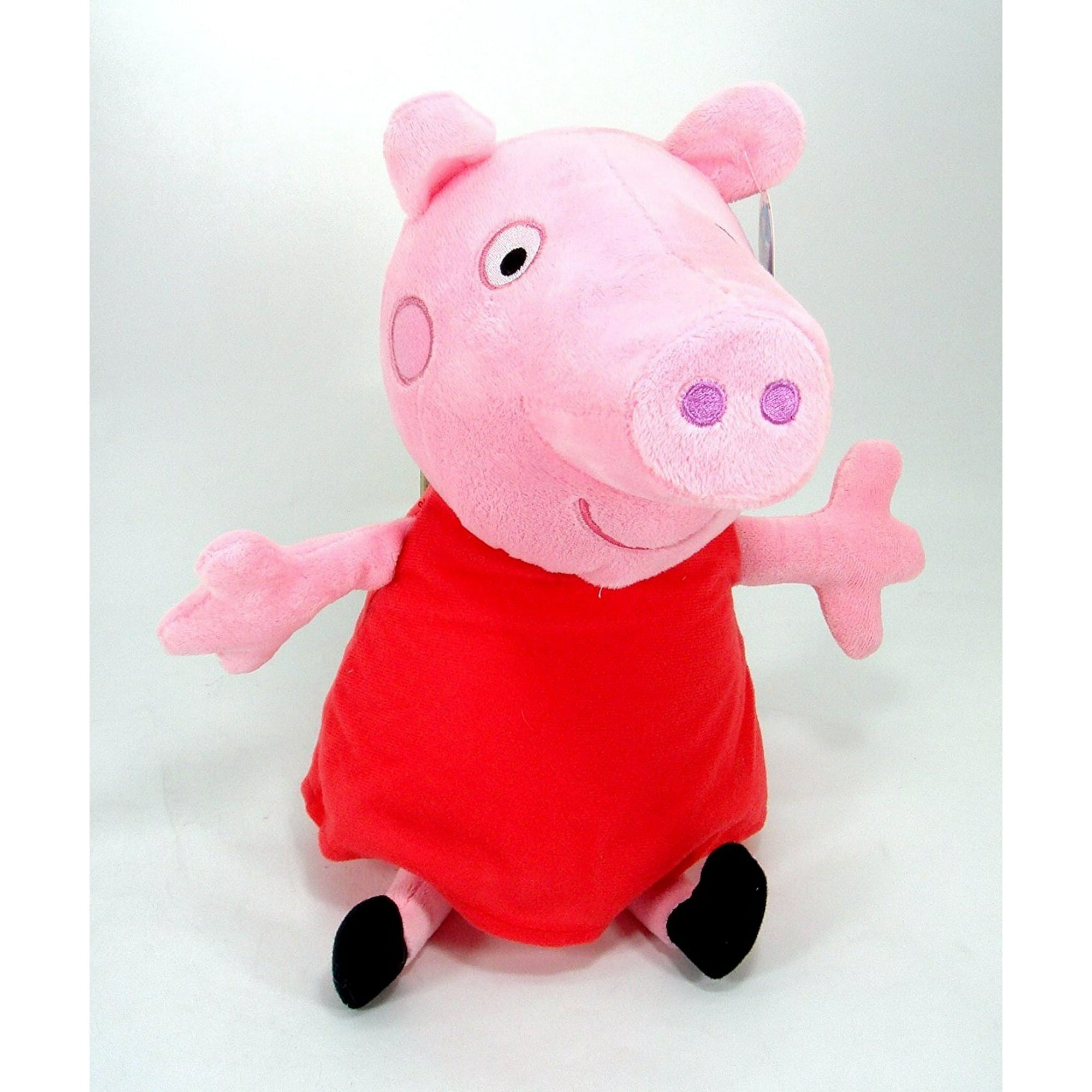 Peppa Pig Small Children's Plush Toy (6in) - Peppa (Red Dress)