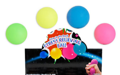 STRESS SQUISH BALL (GLOW-IN-THE-DARK)
