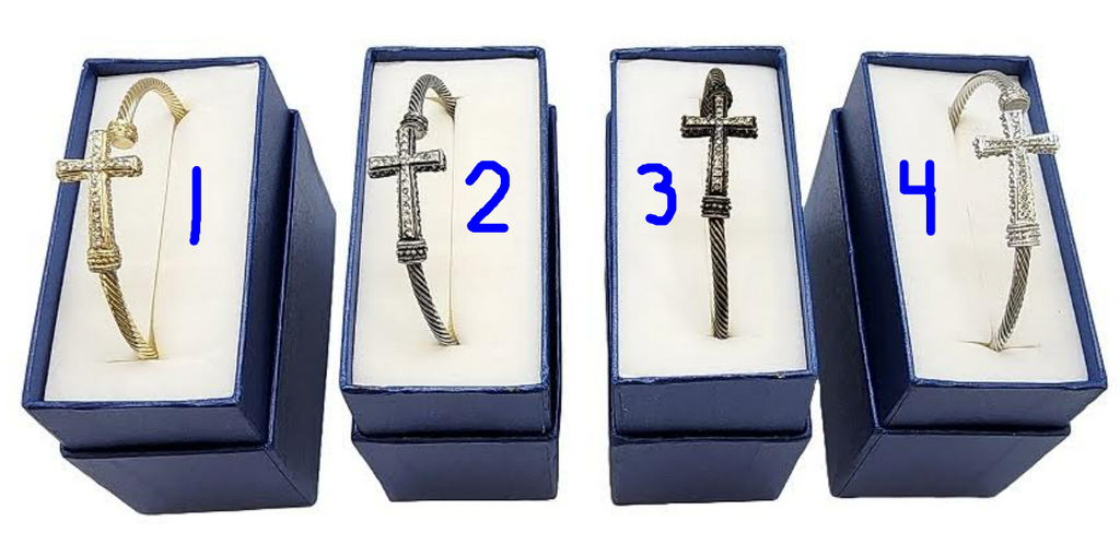 Cross Bracelet- Choose your Favorite!