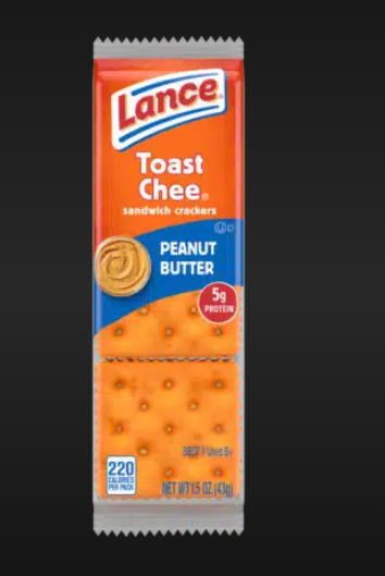 LANCE TOAST CHEE CRACKERS PEANUT BUTTER 43g