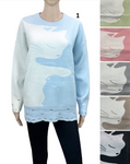 Cashmere Feel Knitwear Cat Sweater-Various Colors
