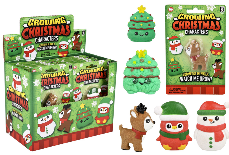 Christmas Growing Characters (2")
