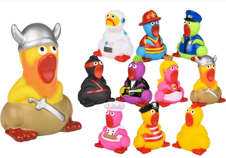 Rubber Chicken (Assorted) (2")