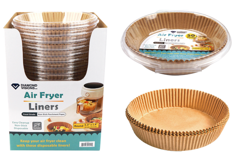 Air Fryer Paper Liners (Round) (50 CT)