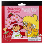 Strawberry Scratch and Sniff Sticker Pad 120 Stickers