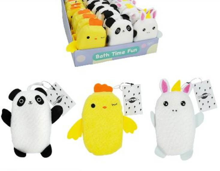 Luxury Essentials Kids Bath Sponge-3 Designs to Choose From!