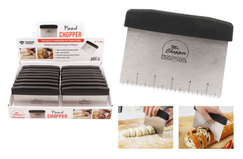 Food Chopper / Bench Scraper (6")