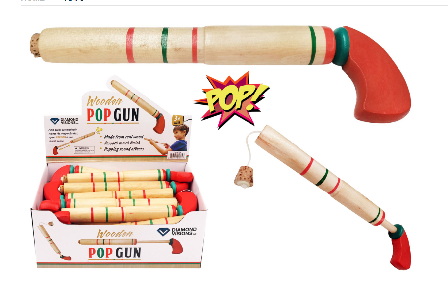 Wooden Pop Toy (8.5")