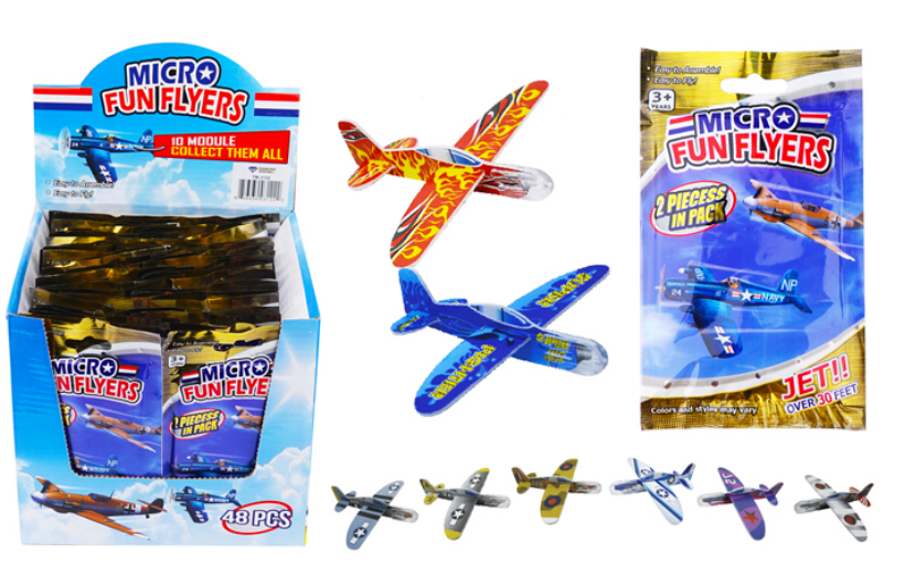Mini Glider Airplanes (2 PK)