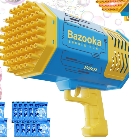 Bubble Machine Gun with 69 Holes