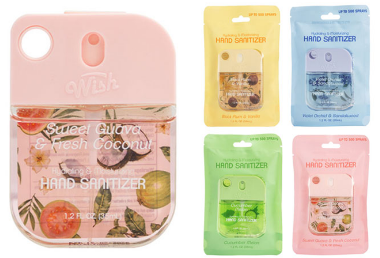Hand Sanitizer Spray w/ Clip (1.2oz.)