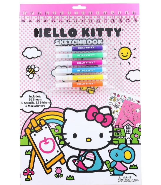 Kitty Activity Sketchbook | 30 Sheets