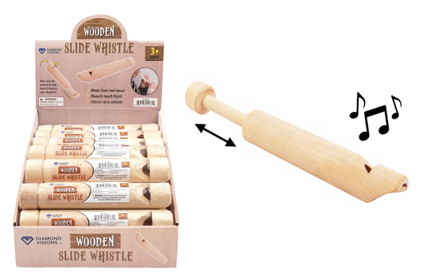 Wooden Slide Whistle (6.5")