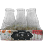 6 Piece 6.25" Milk Bottle Set