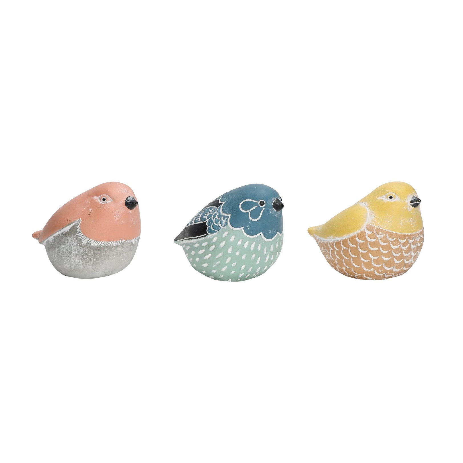 Colorful Tiny Bird Statue