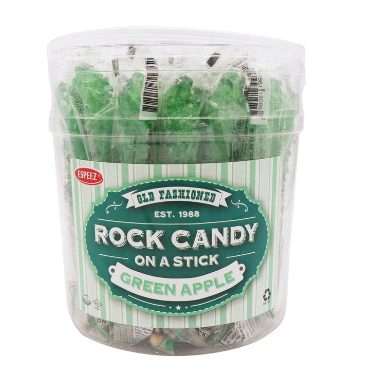 Rock Candy Sticks Green Apple, 0.8oz (1 Piece)