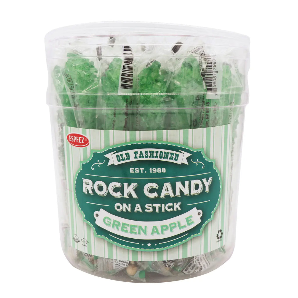 Rock Candy Sticks Green Apple, 0.8oz (1 Piece)