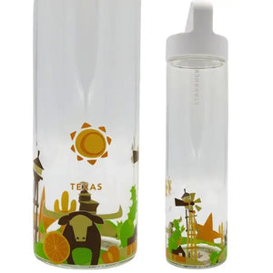 Starbucks - 18OZ State Of Texas Glass Bottle - Enjoy Your Coffee