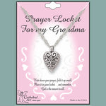 Prayer Heart Lockets-Prayer for my Grandma