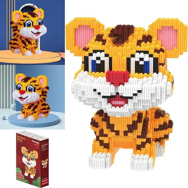 The TIGER - Premium Huge Building Block Kit - 2275PCS - 3D Micro Blocks