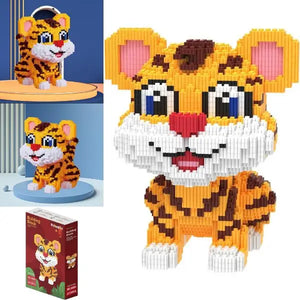 The TIGER - Premium Huge Building Block Kit - 2275PCS - 3D Micro Blocks