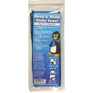 Cooling Towel - Neck And Head Chilly Towel - 39"x2" - The Towel That Stays Cool