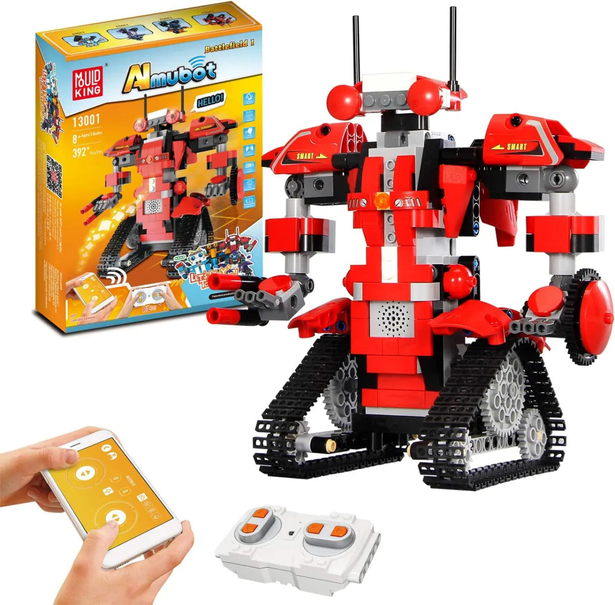 Building Block Robot Kits for Kids; Remote & APP Control
