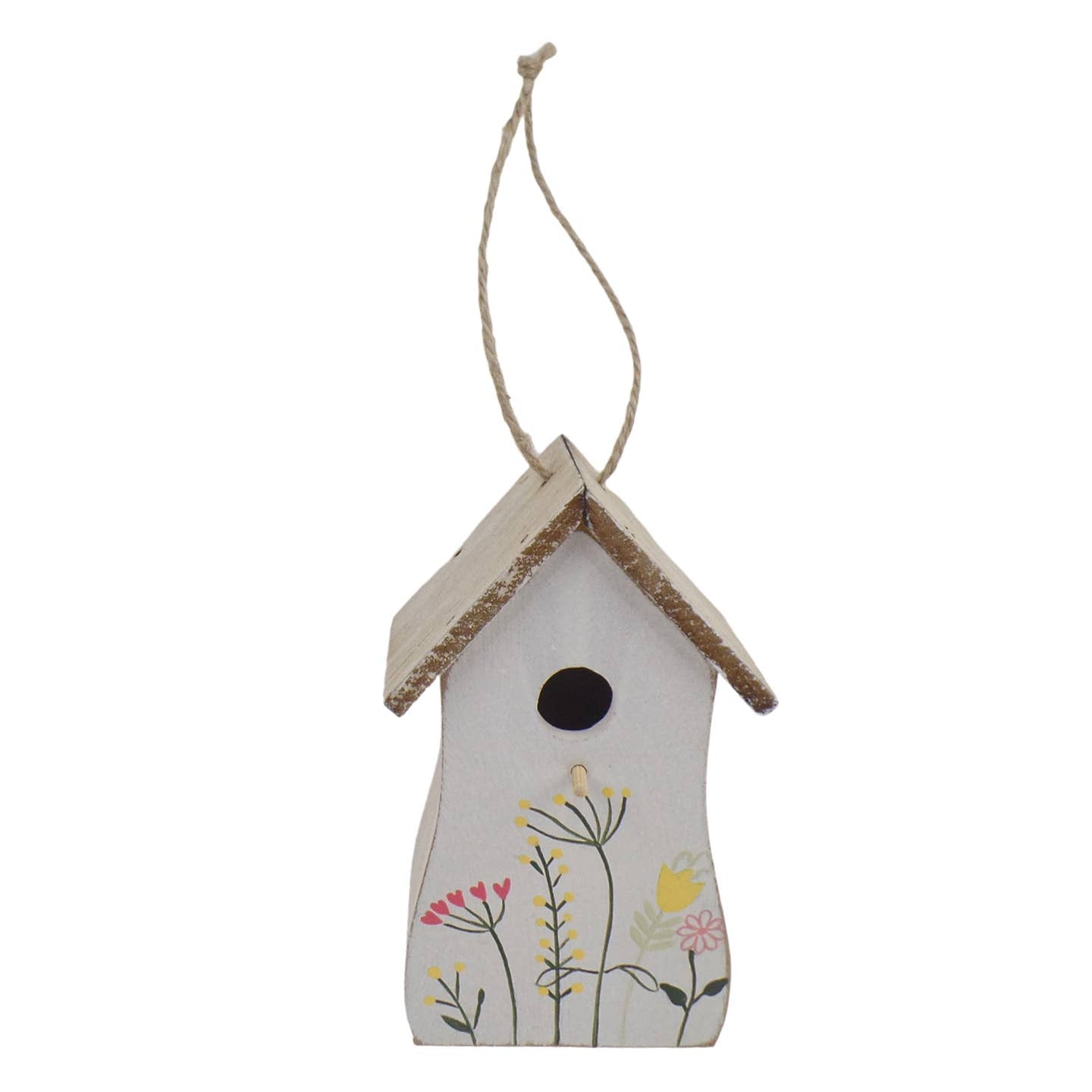 Wooden Hanging Birdhouse 5" Decor
