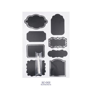 Chalkboard Stickers W/Chalk