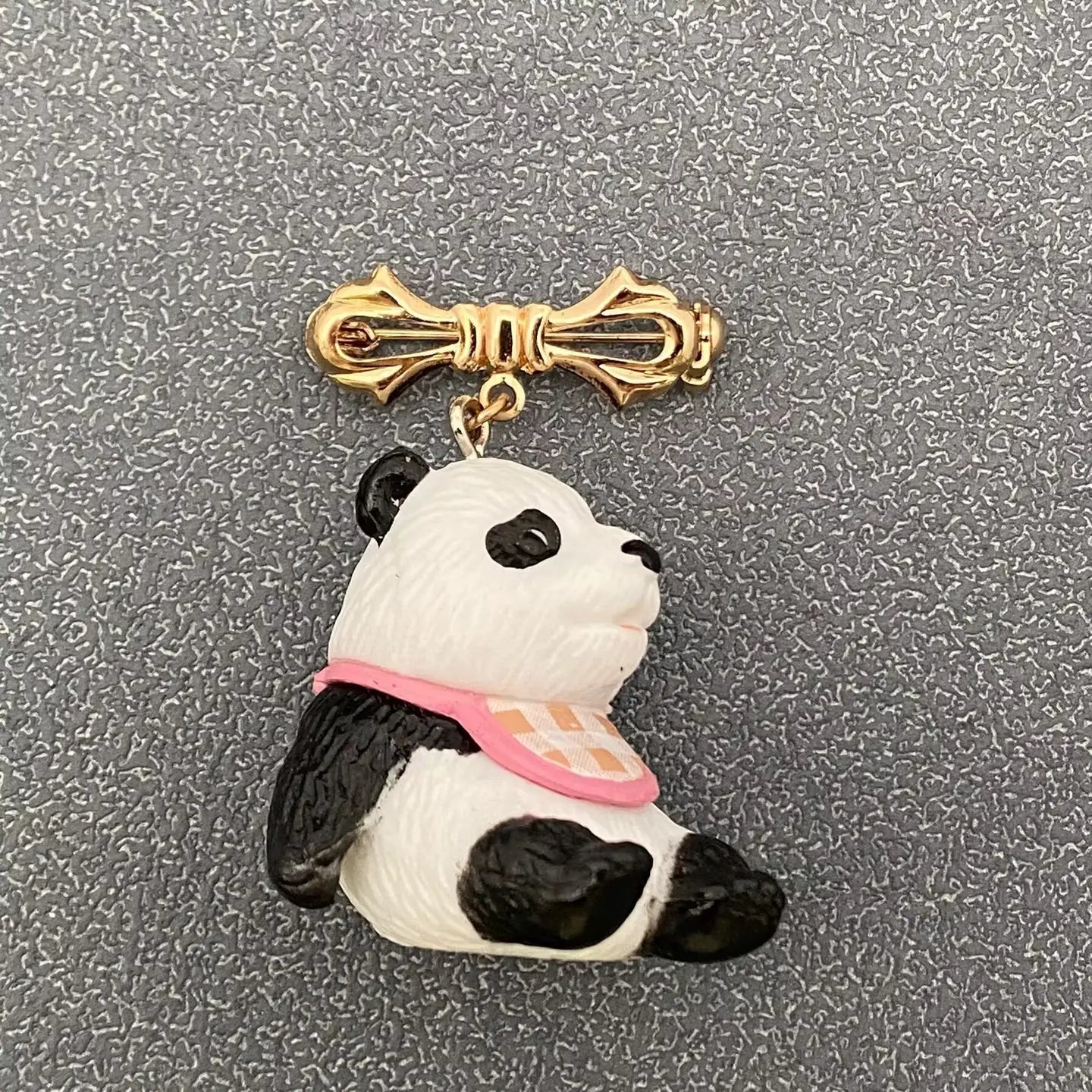 Resin Panda Brooch