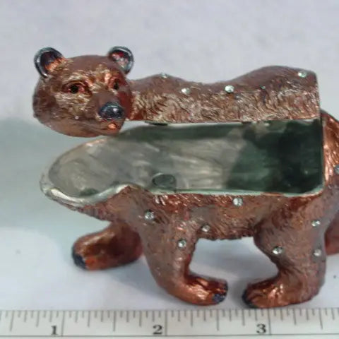 Grizzly Bear Trinket Box